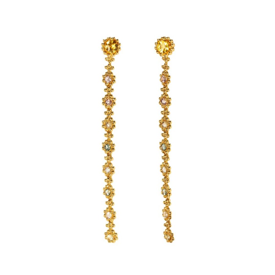 Jewelry Carla Amorim | Drop Sapphire & Beryl Earrings