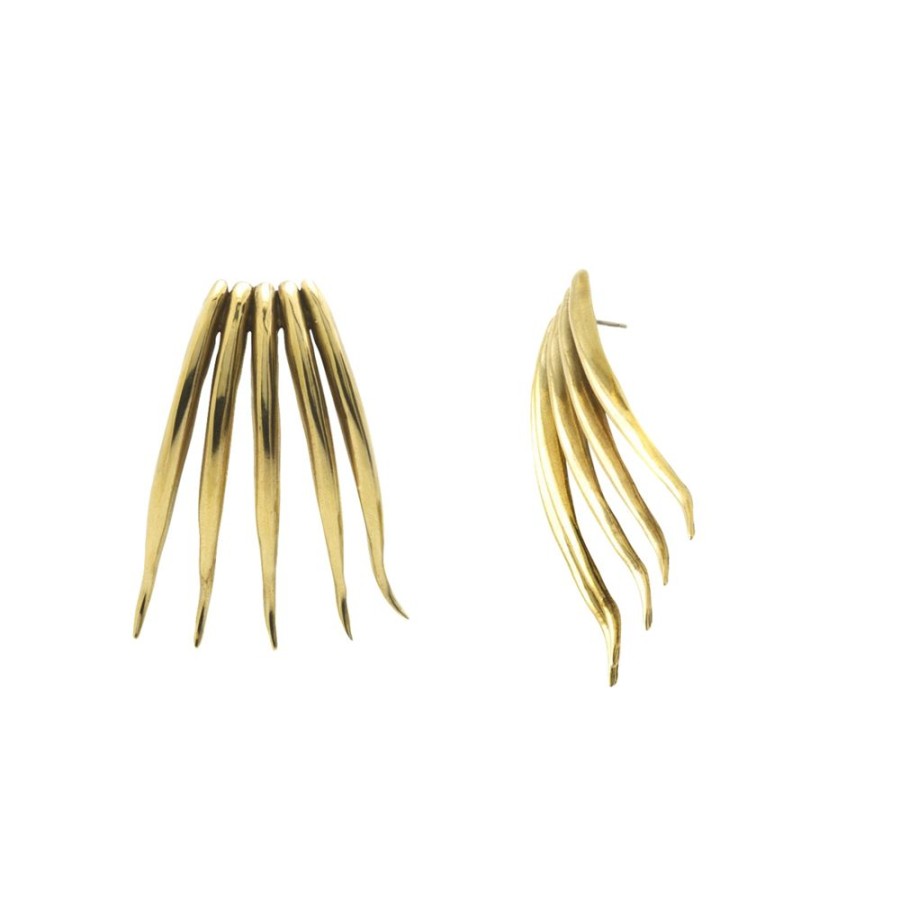 Jewelry Ariana Boussard-Reifel | Tigre Earrings - Brass