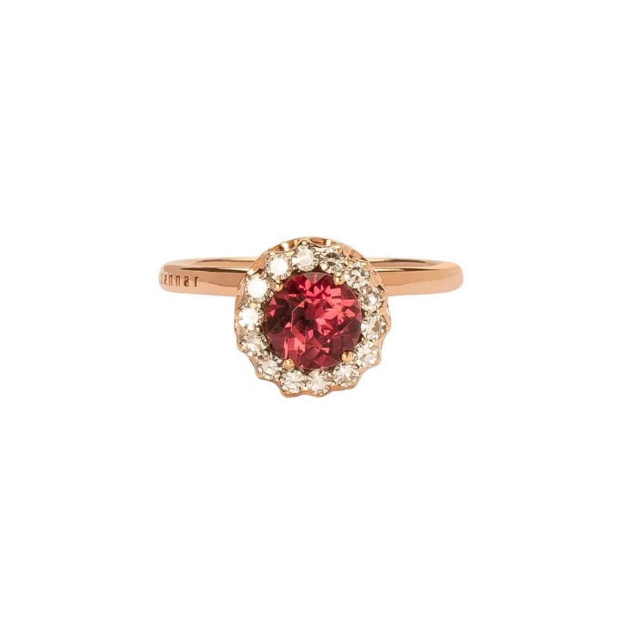 Jewelry Selim Mouzannar | Beirut Basic Ring - Rhodolite & Diamond