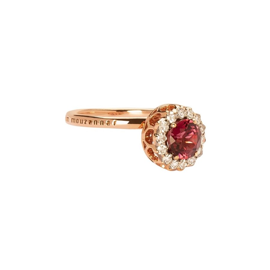 Jewelry Selim Mouzannar | Beirut Basic Ring - Rhodolite & Diamond