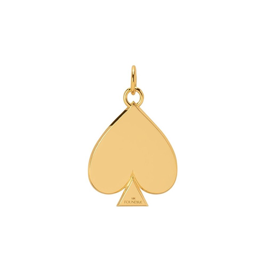 Jewelry Foundrae | Medium Spade Medallion