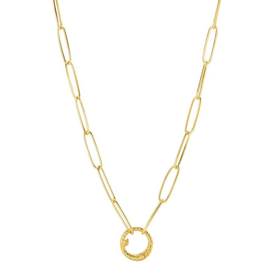 Jewelry Jenna Blake | Charm Chain With Snake Clasp