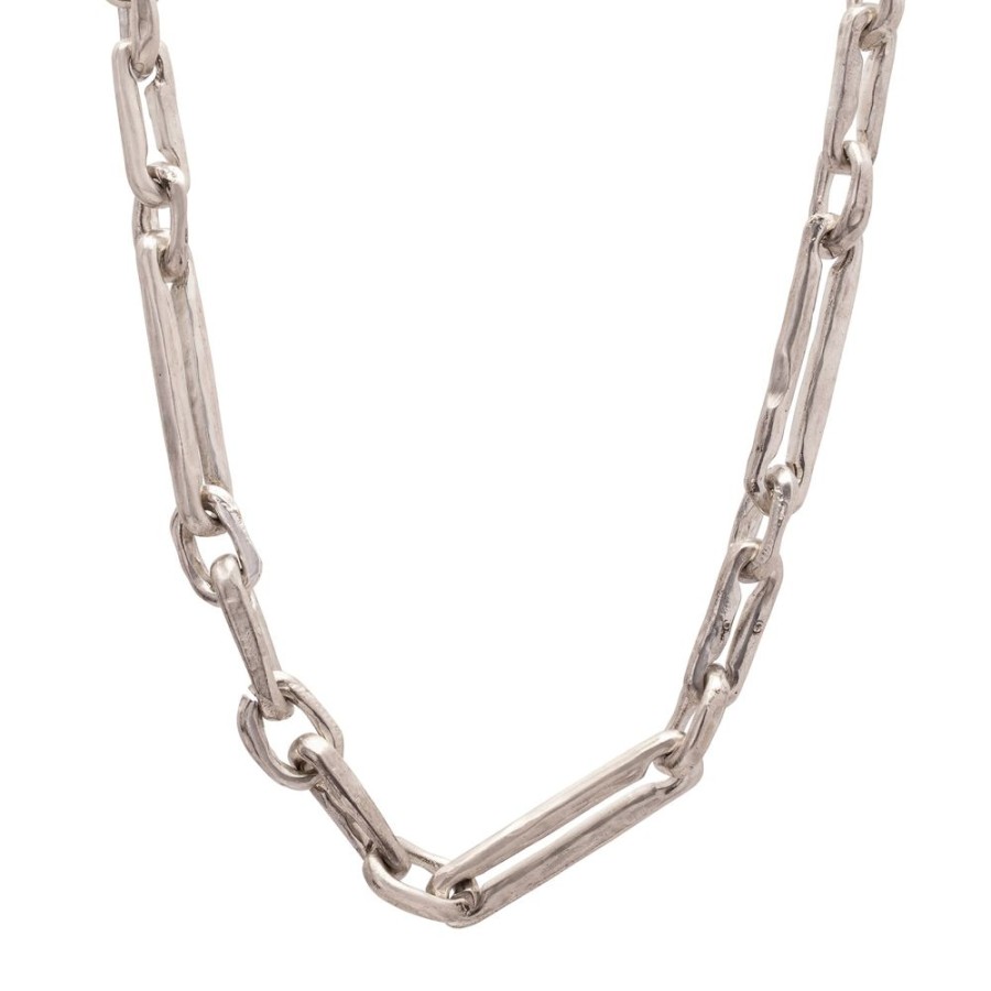 Jewelry James Colarusso | Alternating Link Chain - Silver