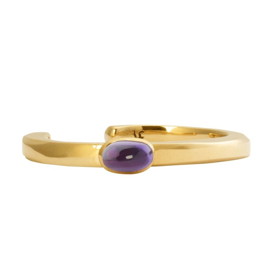 Jewelry Lisa Eisner Jewelry | Amethyst Side Bangle