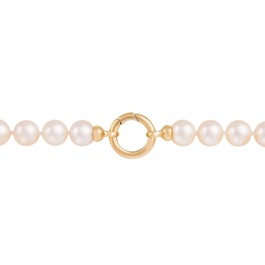 Jewelry Storrow | 8.5Mm Japanese Akoya Pearl Howie Necklace - 18"