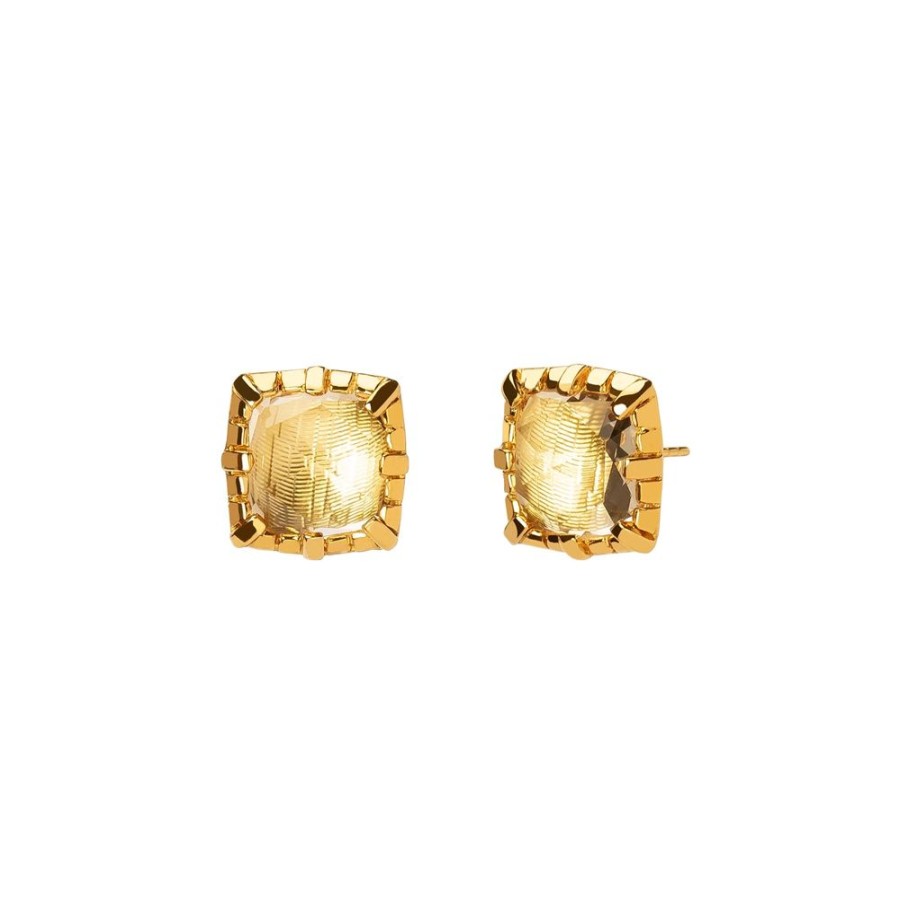 Jewelry Larkspur & Hawk | Bella Stud Earrings - Sancerre