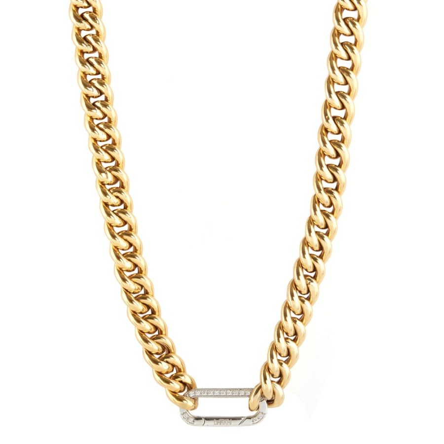 Jewelry DARKAI | Cuban Link Necklace - Yellow Gold