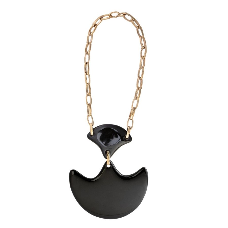 Jewelry Lisa Eisner Jewelry | Wyoming Black Jade Moby Necklace