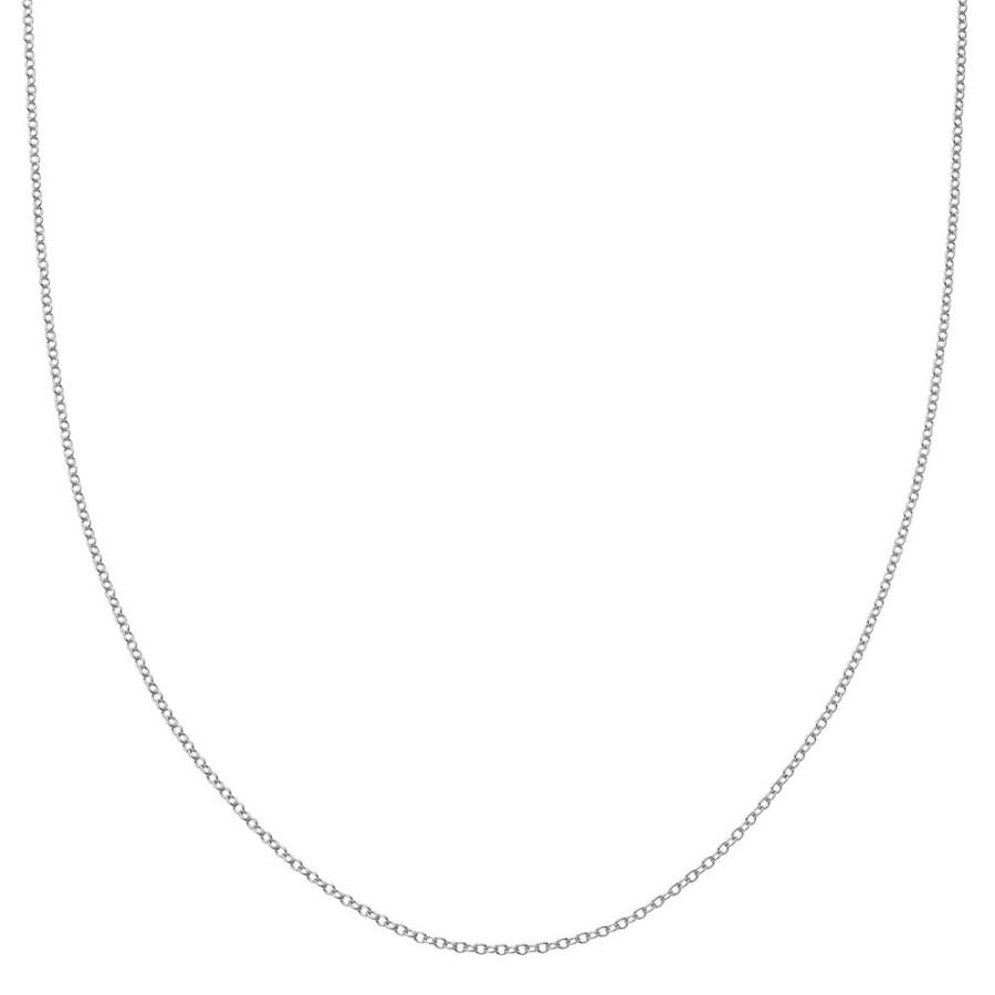 Jewelry Loquet | 18" Chain - White Gold