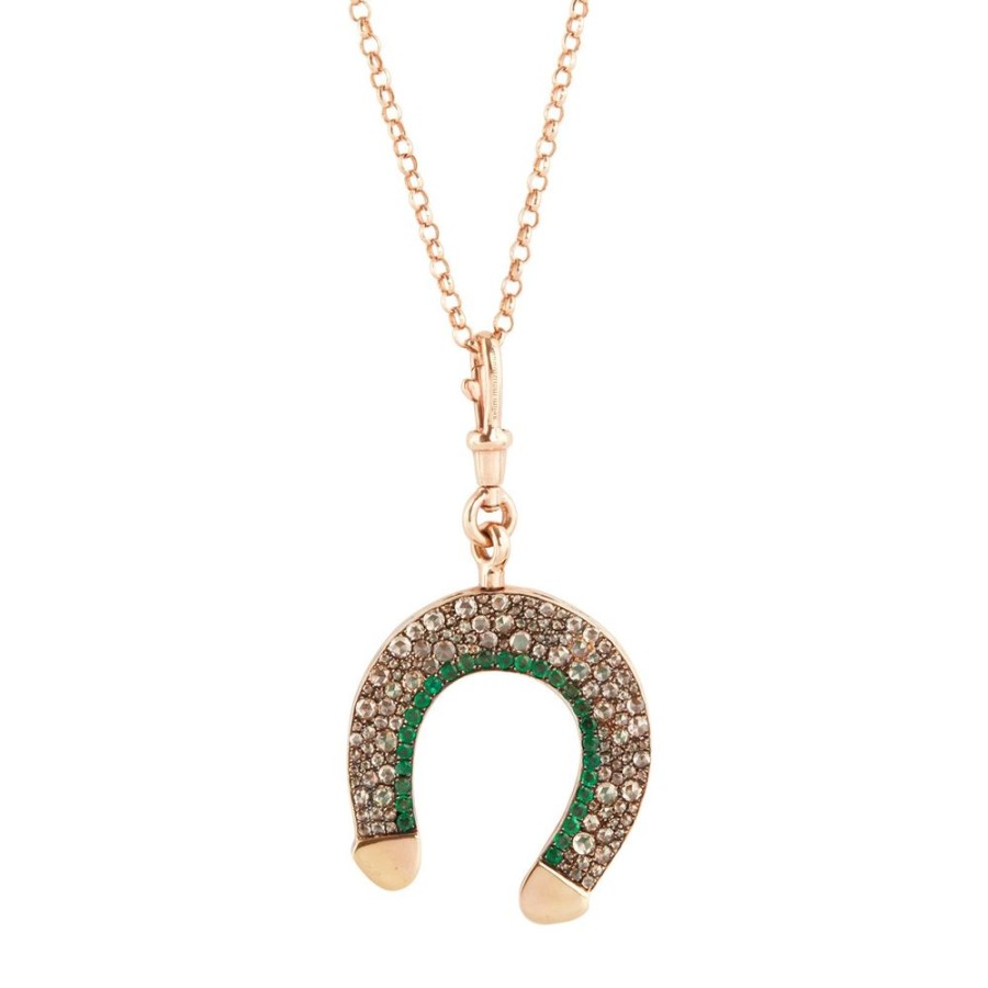 Jewelry Selim Mouzannar | Horseshoe Pendant Necklace