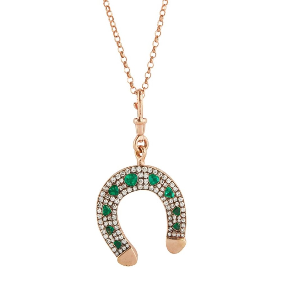 Jewelry Selim Mouzannar | Horseshoe Pendant Necklace