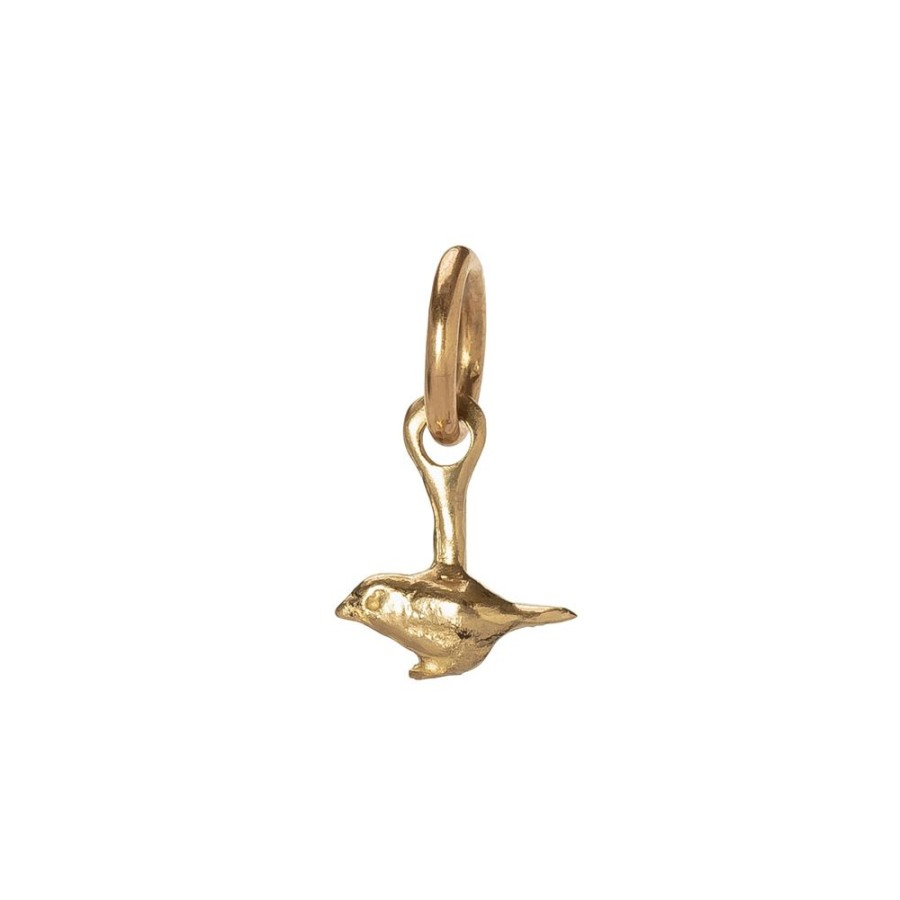 Jewelry James Colarusso | Small Bird Pendant - Yellow Gold