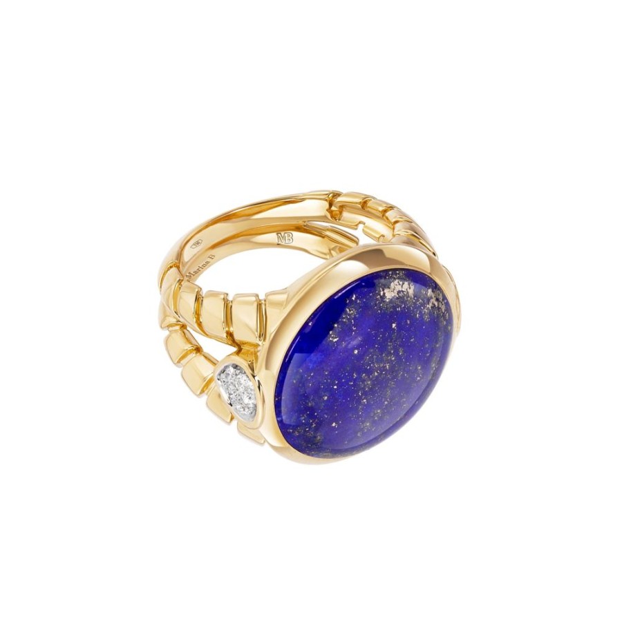 Jewelry Marina B | Soleil Large Ring - Lapis