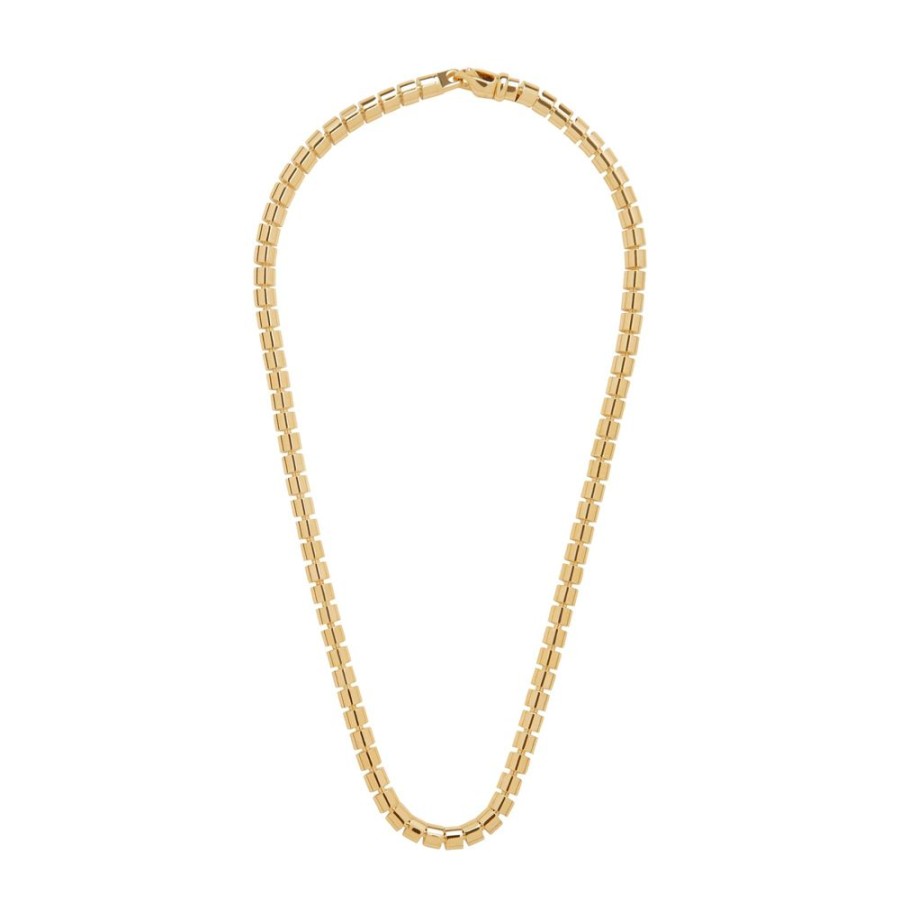 Jewelry Sidney Garber | Ophelia Skinny Necklace - Yellow Gold