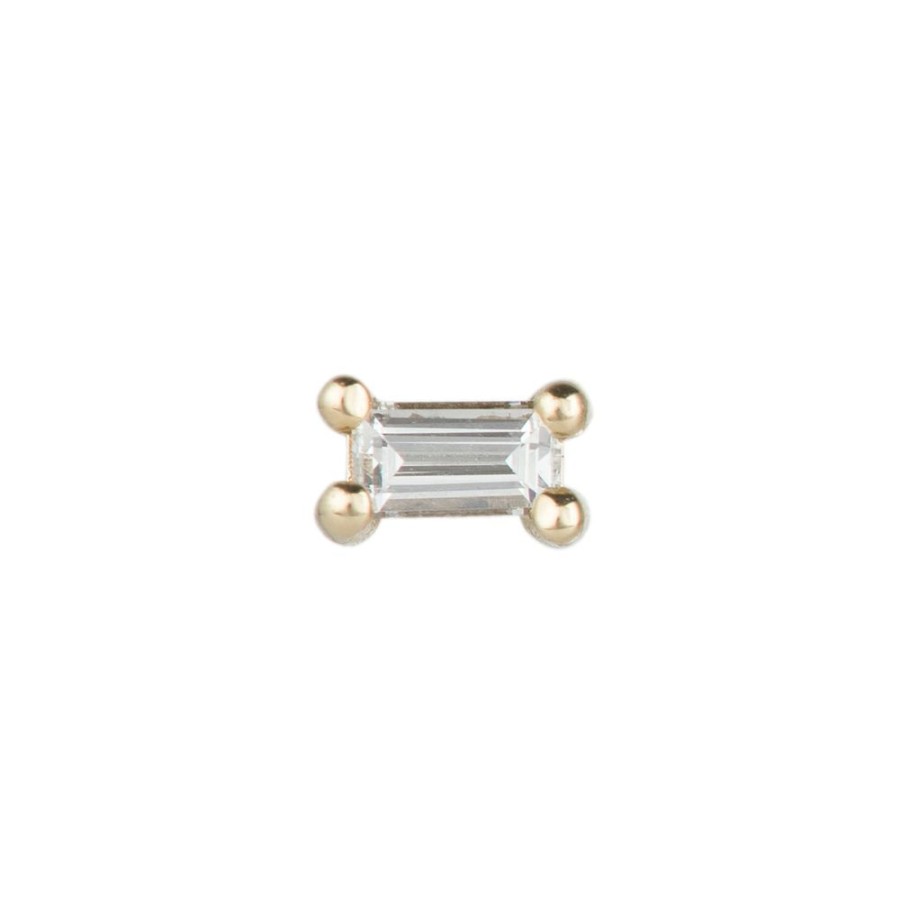 Jewelry Jennie Kwon | Diamond Baguette Stud