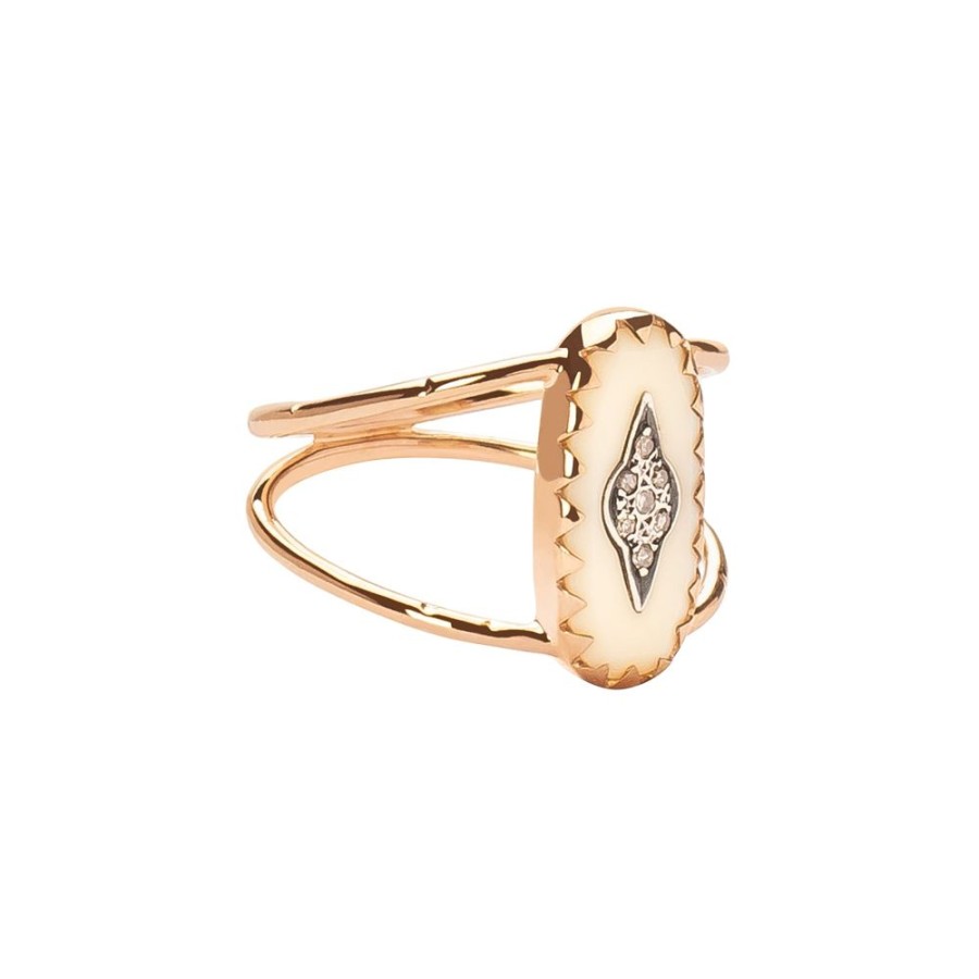 Jewelry Pascale Monvoisin | Mahe Ring - White