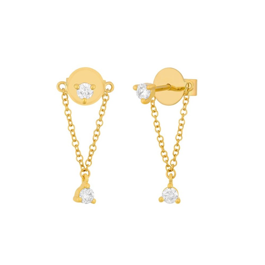 Jewelry EF Collection | Suspended Stud Earrings