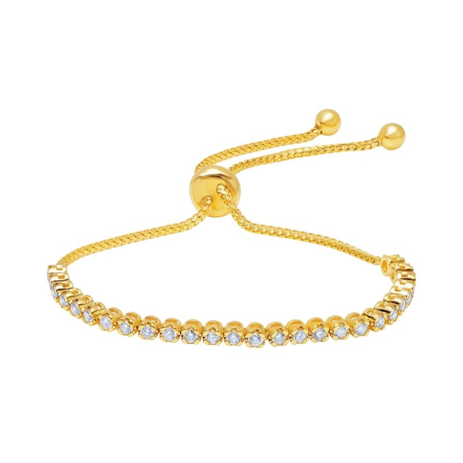 Jewelry Graziela | Bolo Diamond Bracelet - Yellow Gold