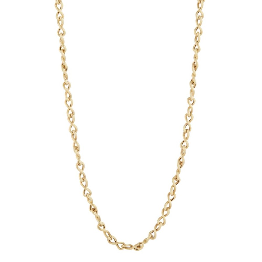 Jewelry Antique & Vintage Jewelry | Twisted Oval Link Chain Necklace