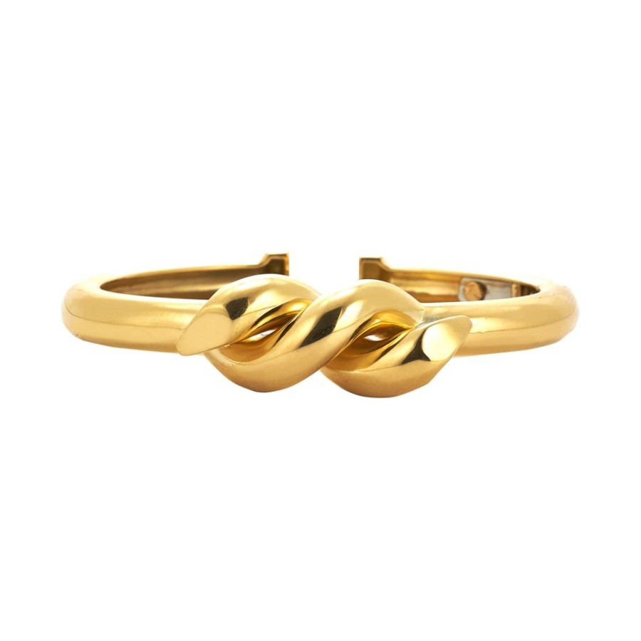 Jewelry David Webb | Twisted Nail Bangle