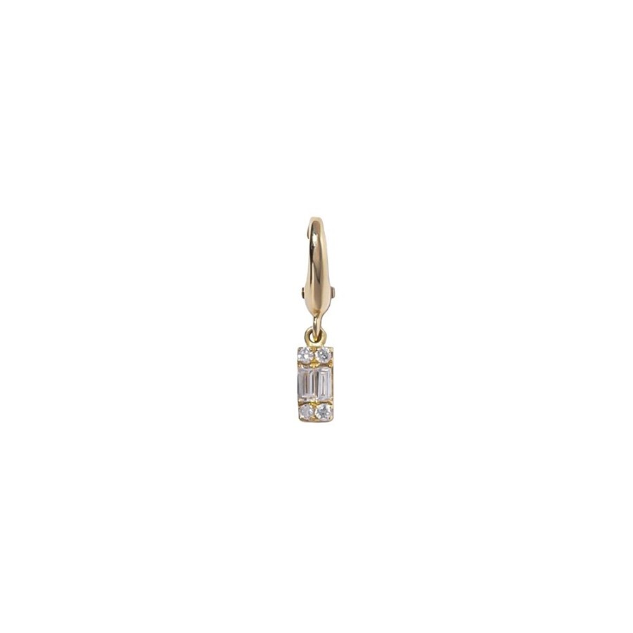 Jewelry Milamore | Baguette Diamond Charm