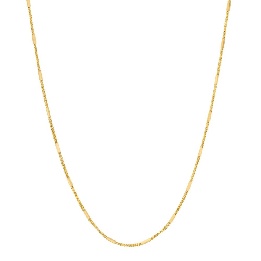 Jewelry BE Jewelry | 20" Bar Station Saturn Chain - 1.3Mm