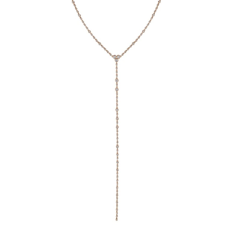 Jewelry SHAY | Infinity Lariat Necklace - Rose Gold