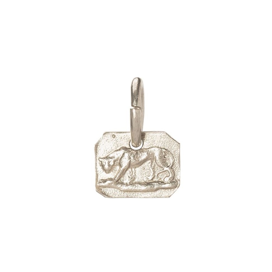 Jewelry James Colarusso | Lioness Pendant - Silver