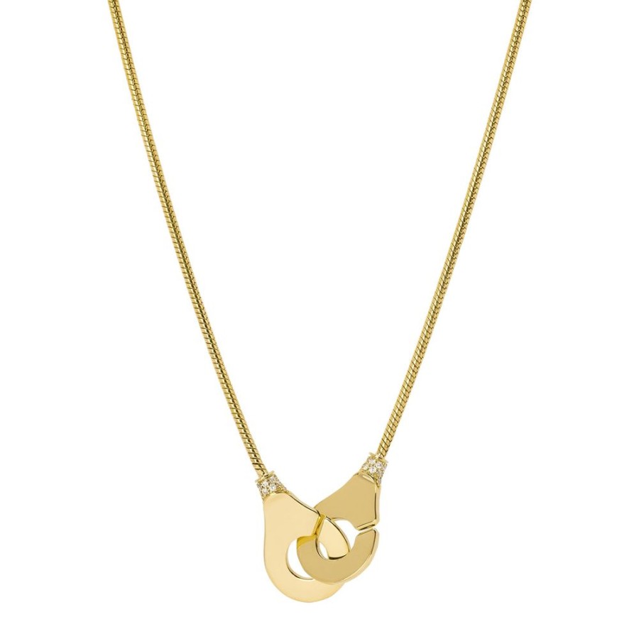 Jewelry Dinh Van | Menottes R12 Necklace - Yellow Gold