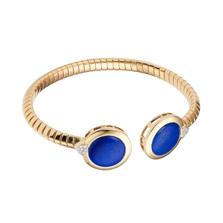 Jewelry Marina B | Soleil Small Double Bangle - Lapis