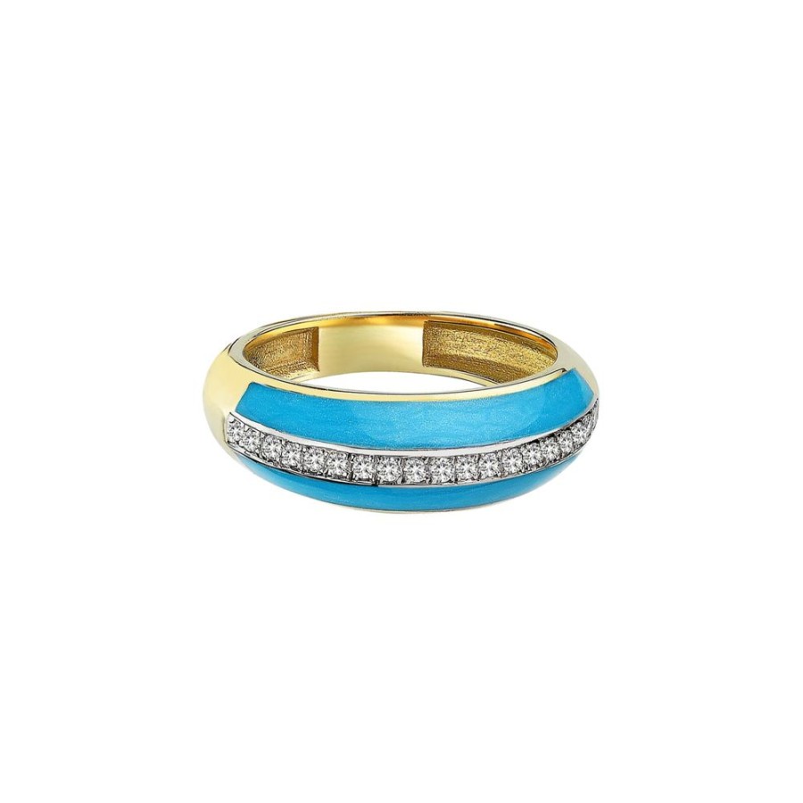 Jewelry Melis Goral | Turquoise Enamel Matisse Ring