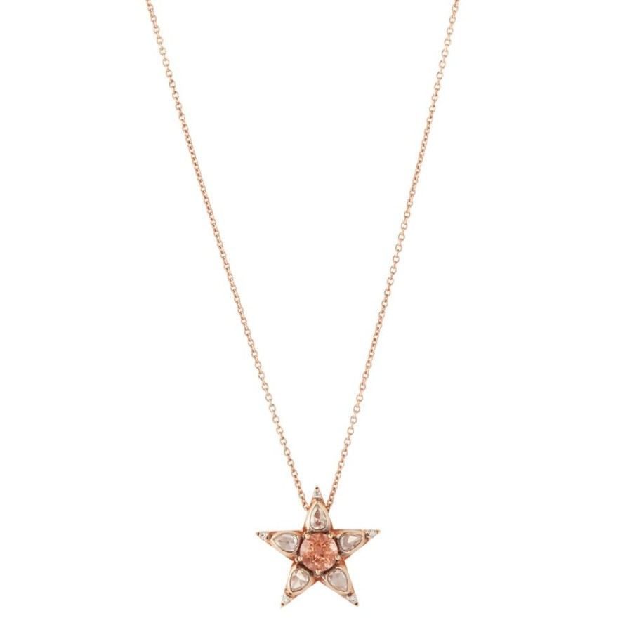 Jewelry Selim Mouzannar | Istanbul Pendant Necklace - Peach Tourmaline