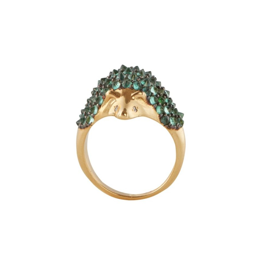 Jewelry Silvia Furmanovich | Emerald Porcupine Ring