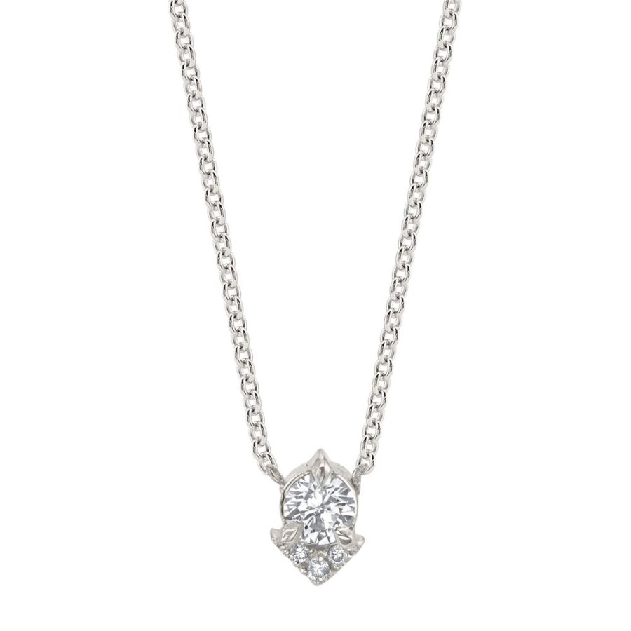 Jewelry Lizzie Mandler | Diamond Spike Necklace