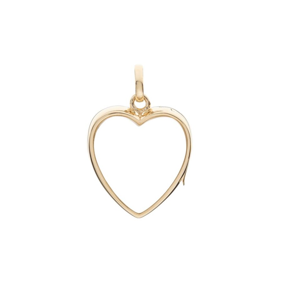 Jewelry Loquet | Medium Heart Locket - Yellow Gold