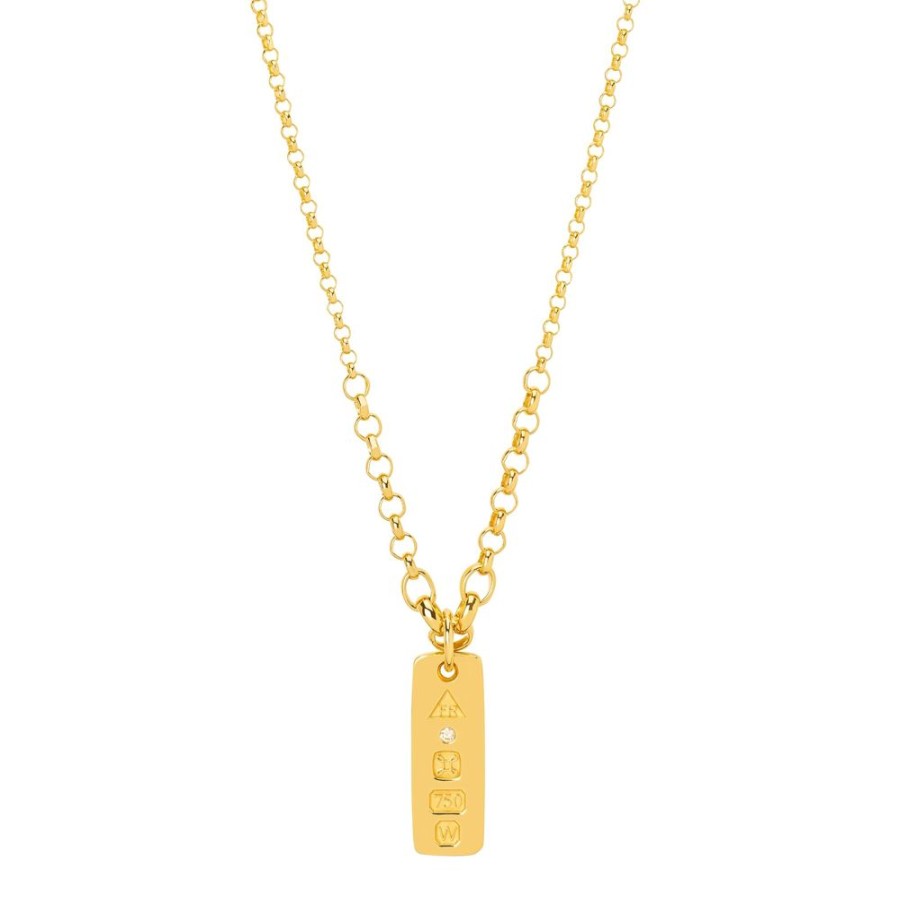 Jewelry Foundrae | Graduated Belcher Chain - Medium Ingot