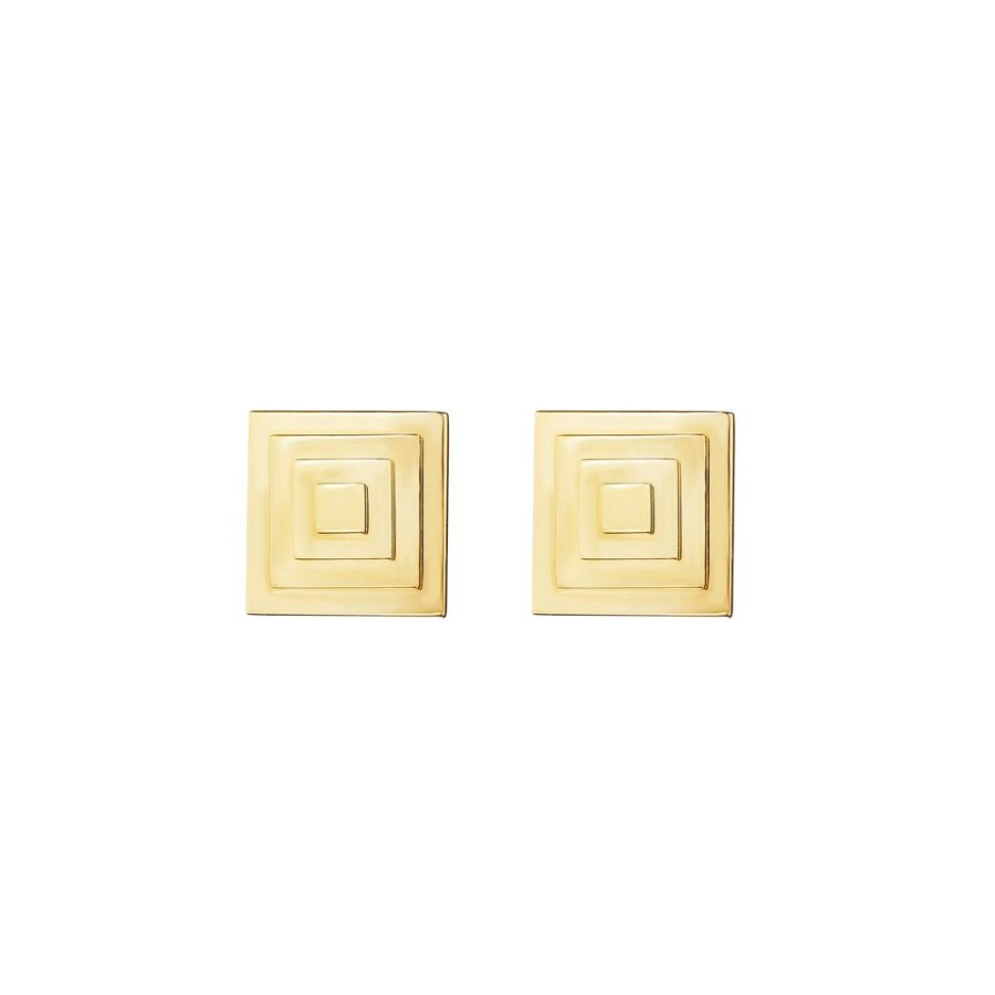 Jewelry Cadar | Foundation Pyramid Stud Earrings - Small