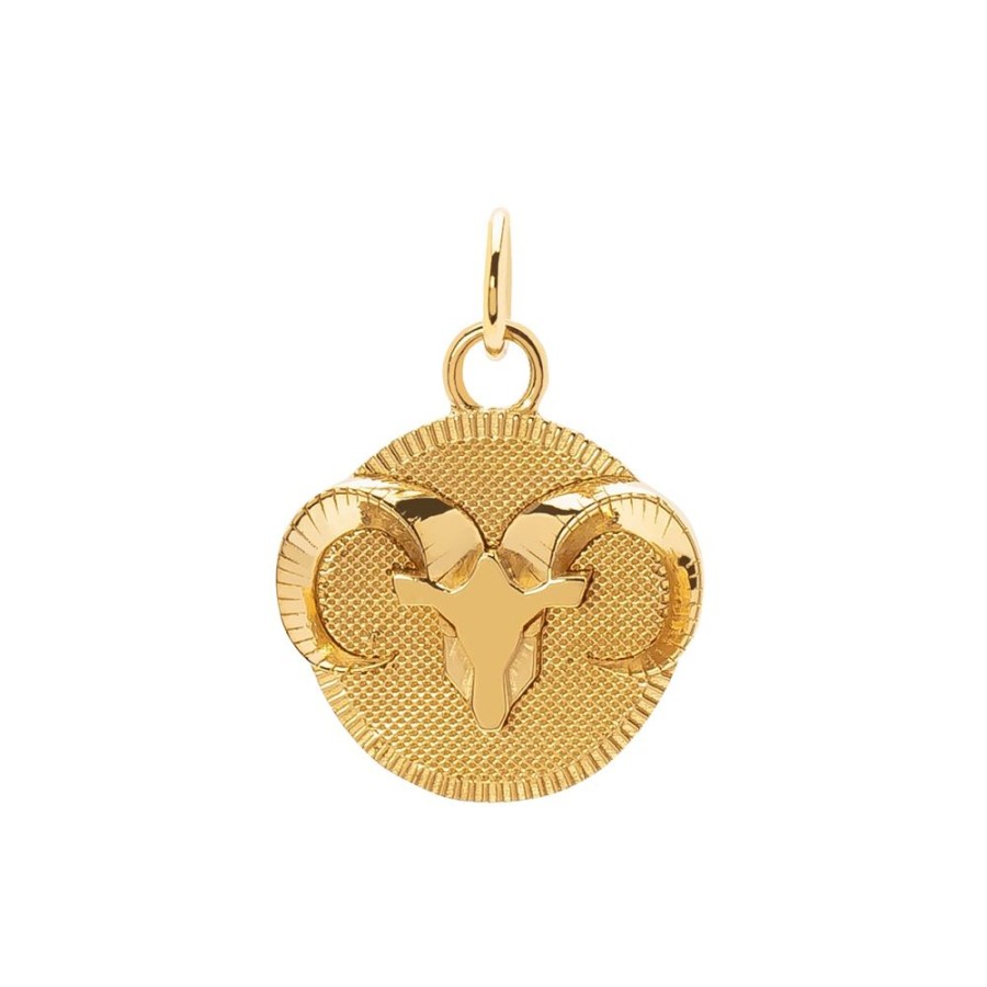 Jewelry Foundrae | Baby Zodiac Medallion - Aries