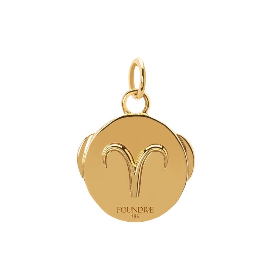 Jewelry Foundrae | Baby Zodiac Medallion - Aries