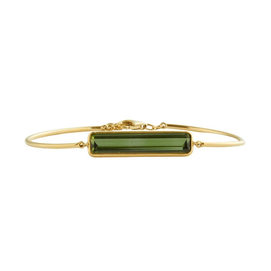 Jewelry YI Collection | Green Tourmaline Supreme Bangle