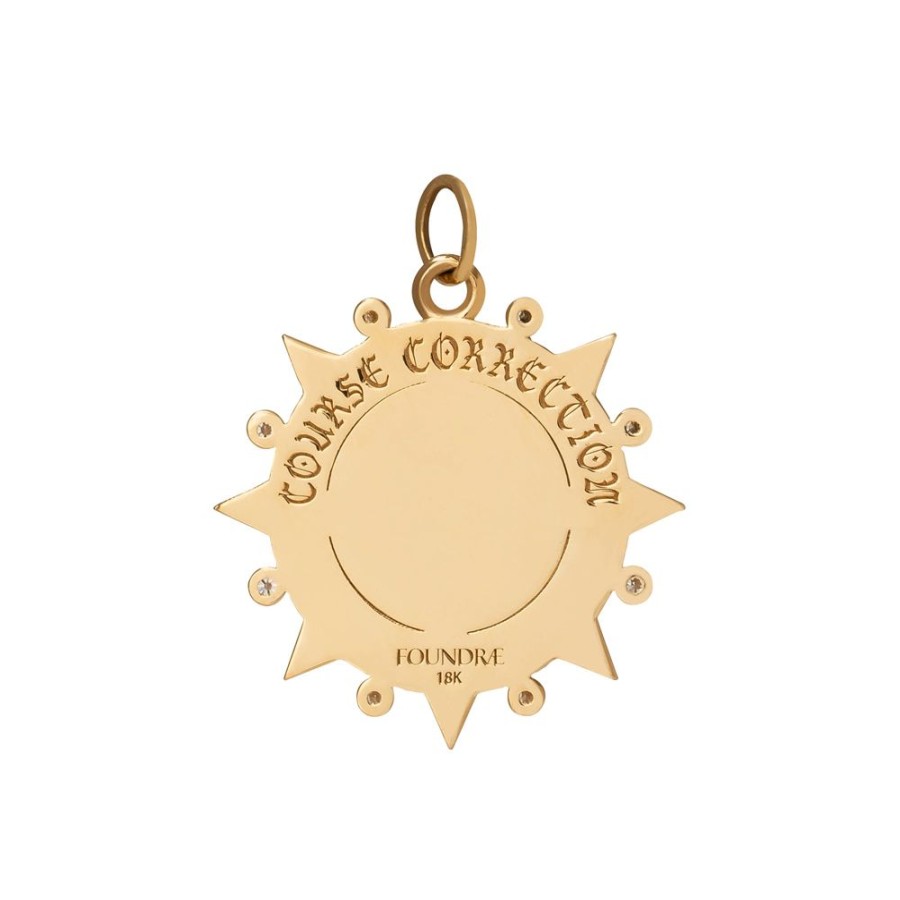 Jewelry Foundrae | Medium Internal Compass Medallion