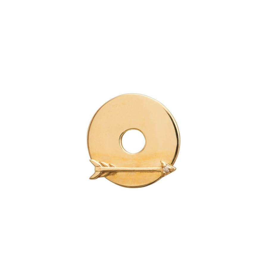 Jewelry Foundrae | Gold Arrow Disk