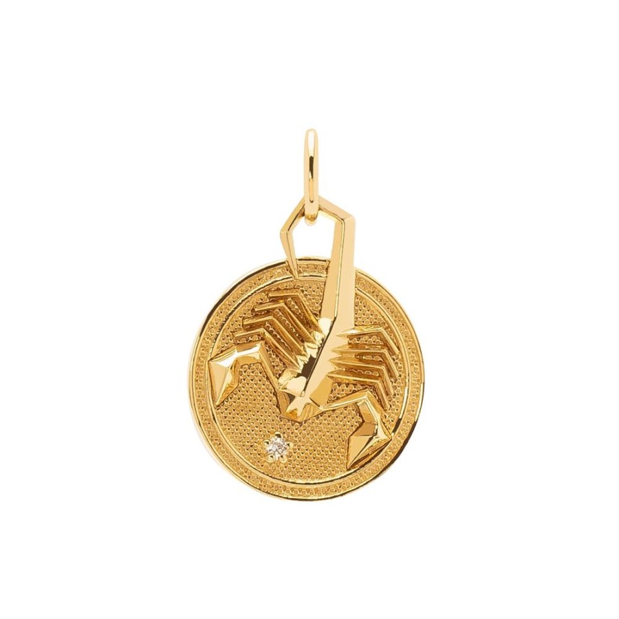 Jewelry Foundrae | Baby Zodiac Medallion - Scorpio