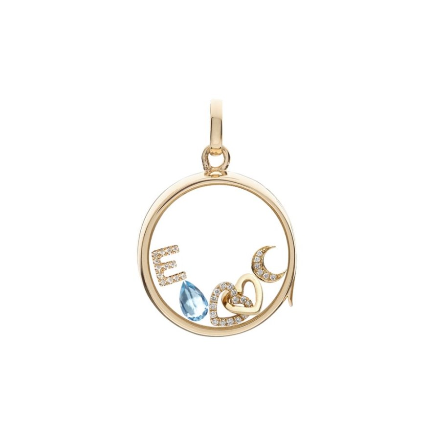 Jewelry Loquet | Diamond Moon Charm