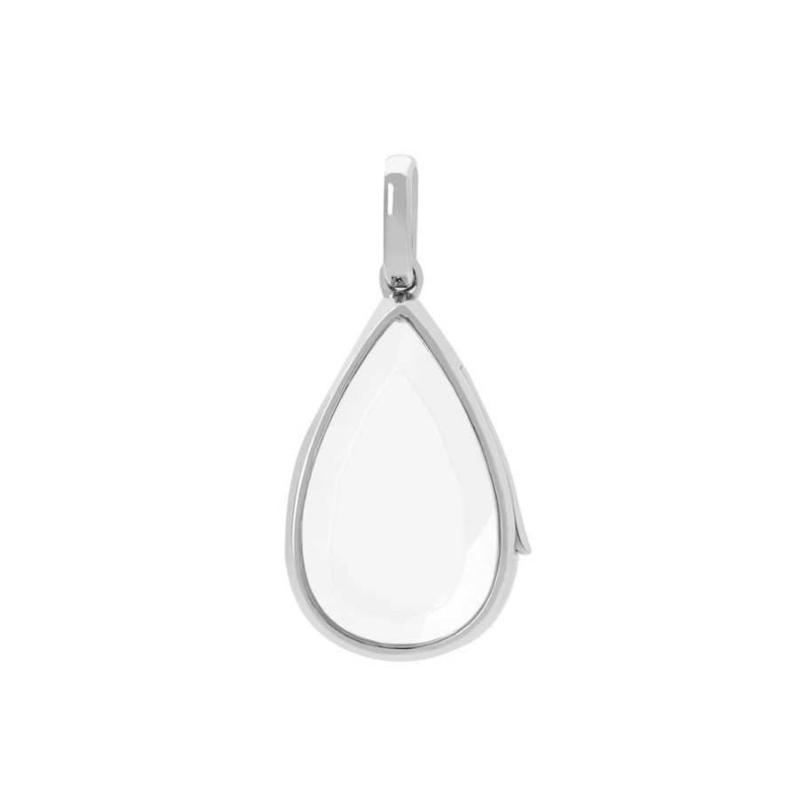 Jewelry Loquet | Saffron Locket - White Gold