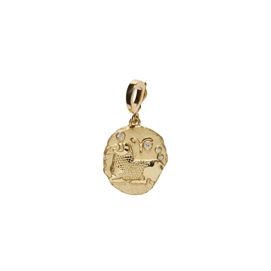 Jewelry Azlee | Zodiac Small Coin Charm - Aries