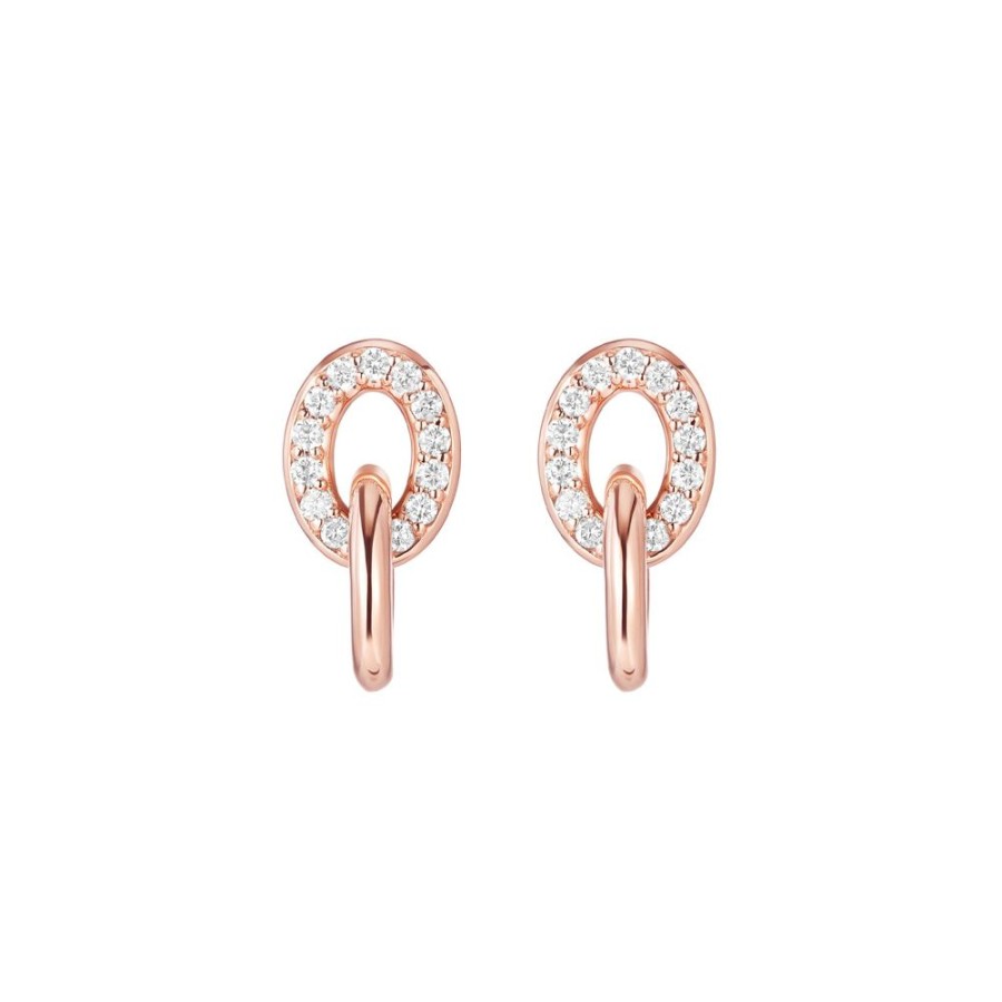 Jewelry Carbon & Hyde | Linked Earrings - Rose Gold