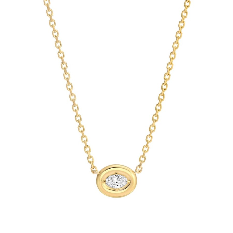 Jewelry Carbon & Hyde | Ovalis Necklace - Yellow Gold