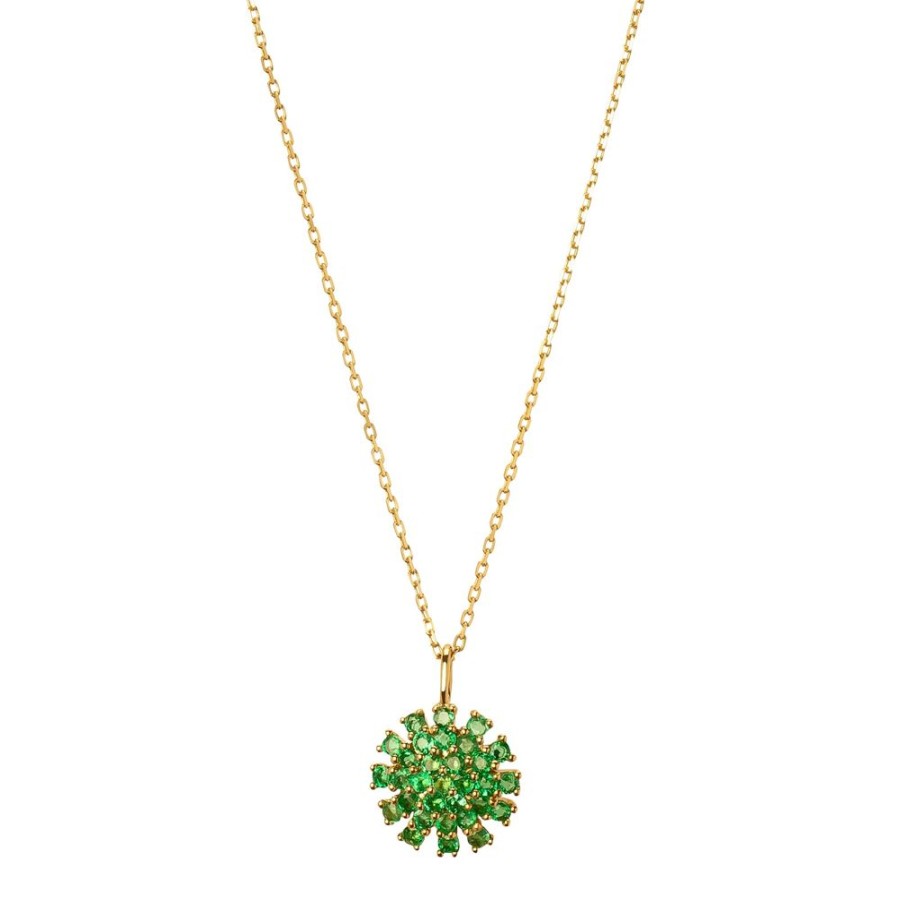 Jewelry YI Collection | Flower Necklace - Emerald