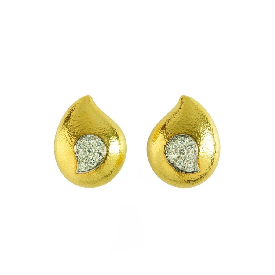 Jewelry David Webb | Diamond Paisley Earrings